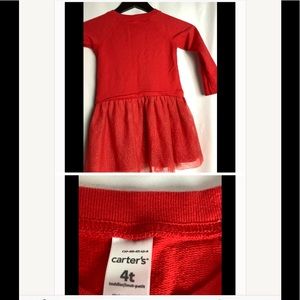 Carter’s 4t toddler long Sleeve dress